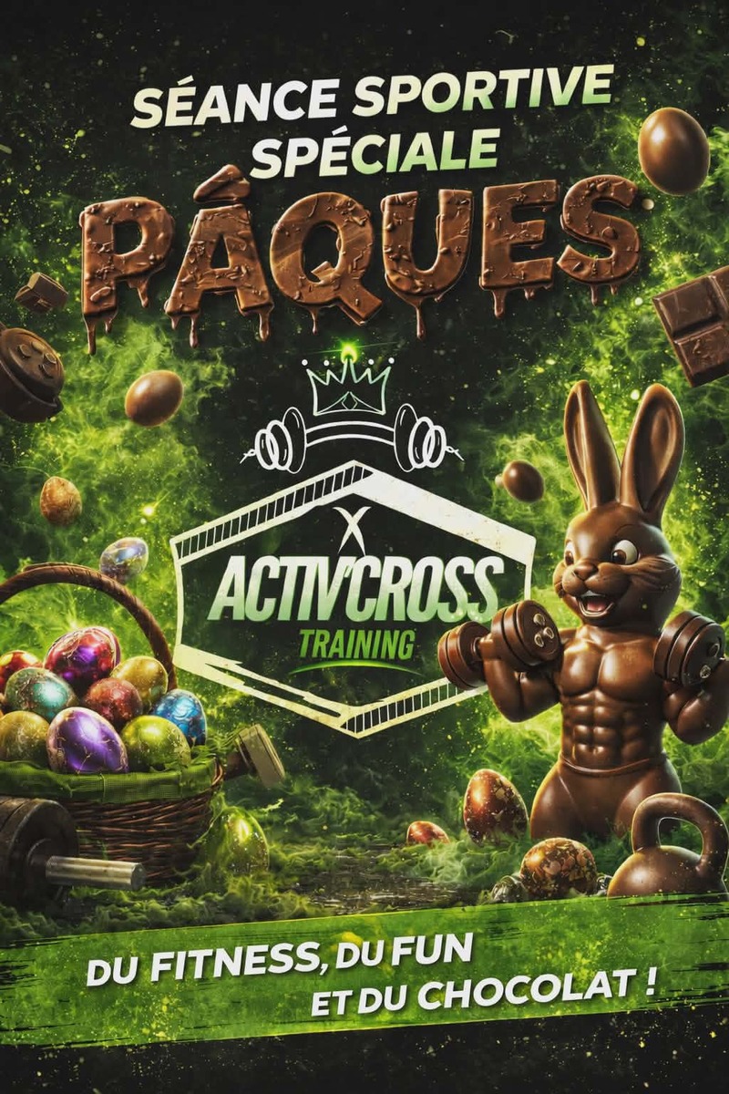 Séance spéciale Pâques ( échauffement ludique + Tabata + chocolats )