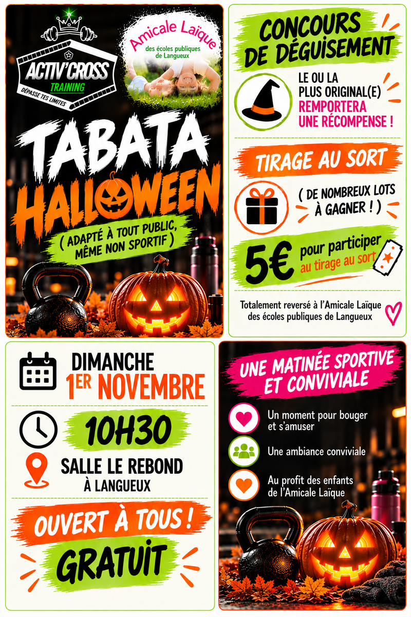 TABATA spécial HALLOWEEN  ( déguisé )