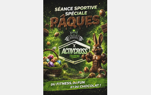 Séance spéciale Pâques ( échauffement ludique + Tabata + chocolats )